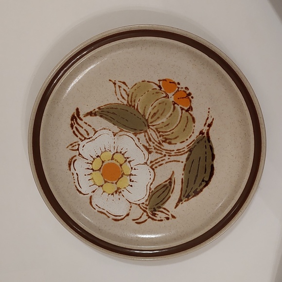 2 plates, 70s, International China, 2 salad plates, dessert, Avanti Floriana - Picture 4 of 5